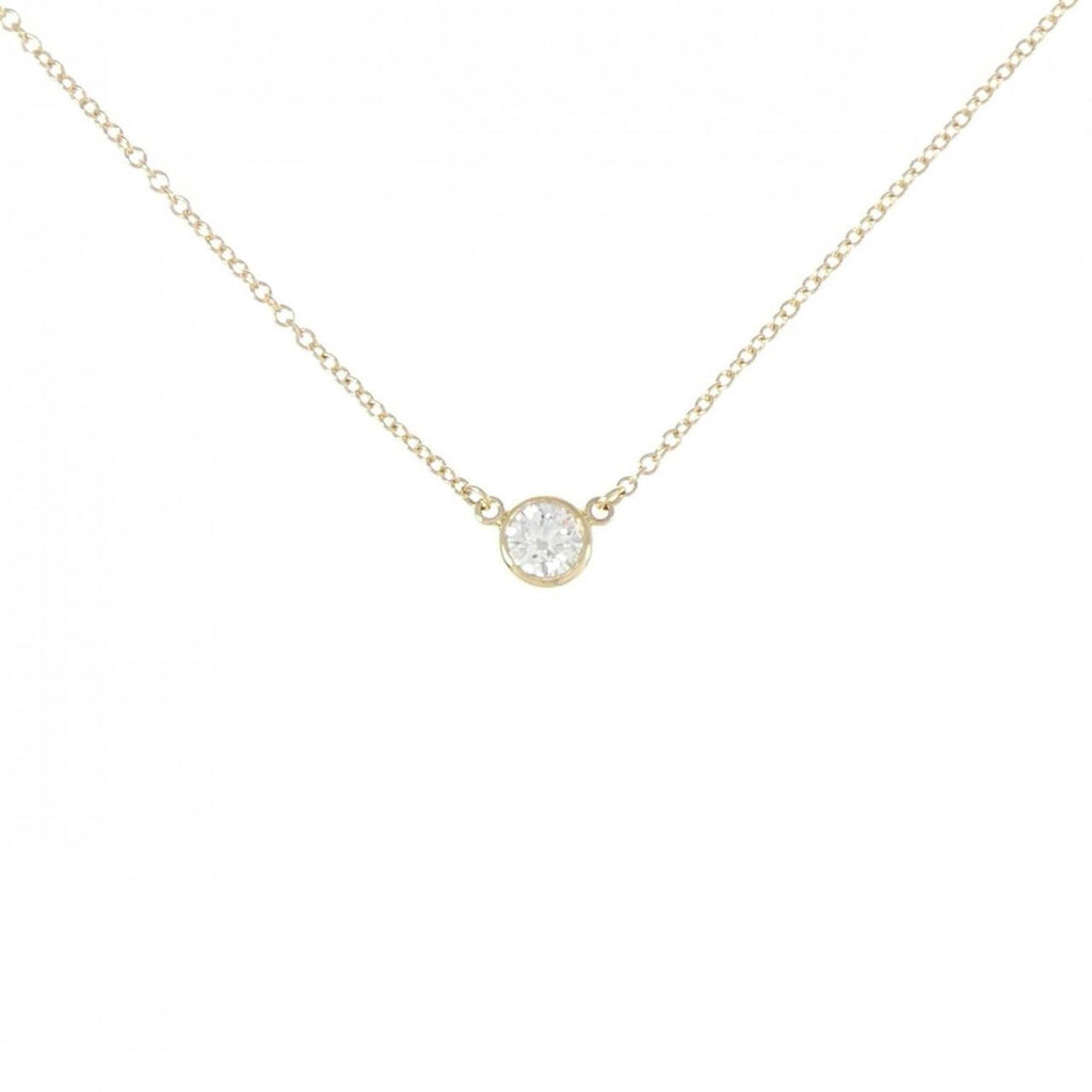 Elsa Peretti Diamonds By The Yard Pendant Necklace 18K Yellow Gold and Diamond