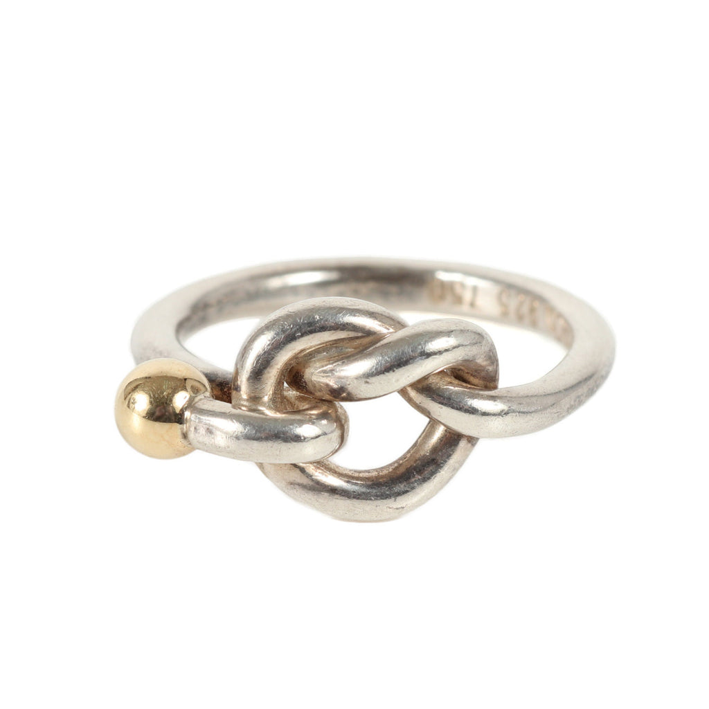 Combination Ring Sterling Silver and 18K Yellow Gold
