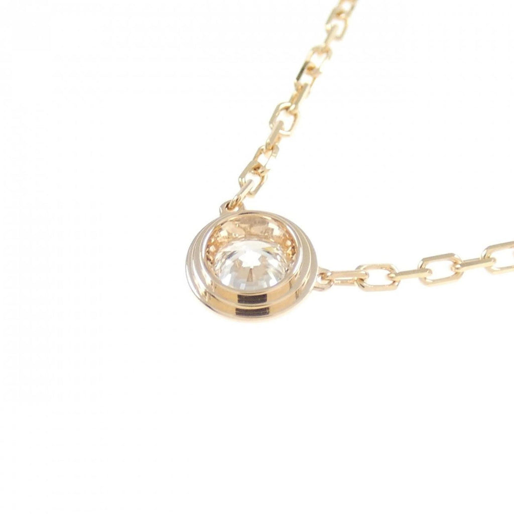 Pendant Necklace 18K Rose Gold With Diamond Large