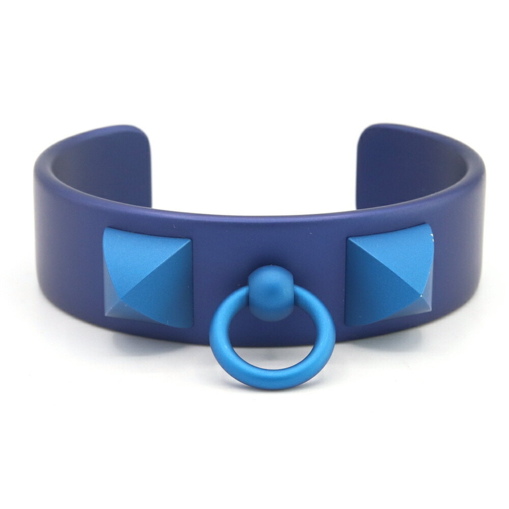 Medor Bangle Aluminum and Metal Blue Bracelet