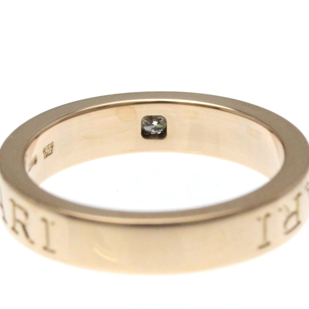 Double Band Ring 18K Rose Gold With Diamond
