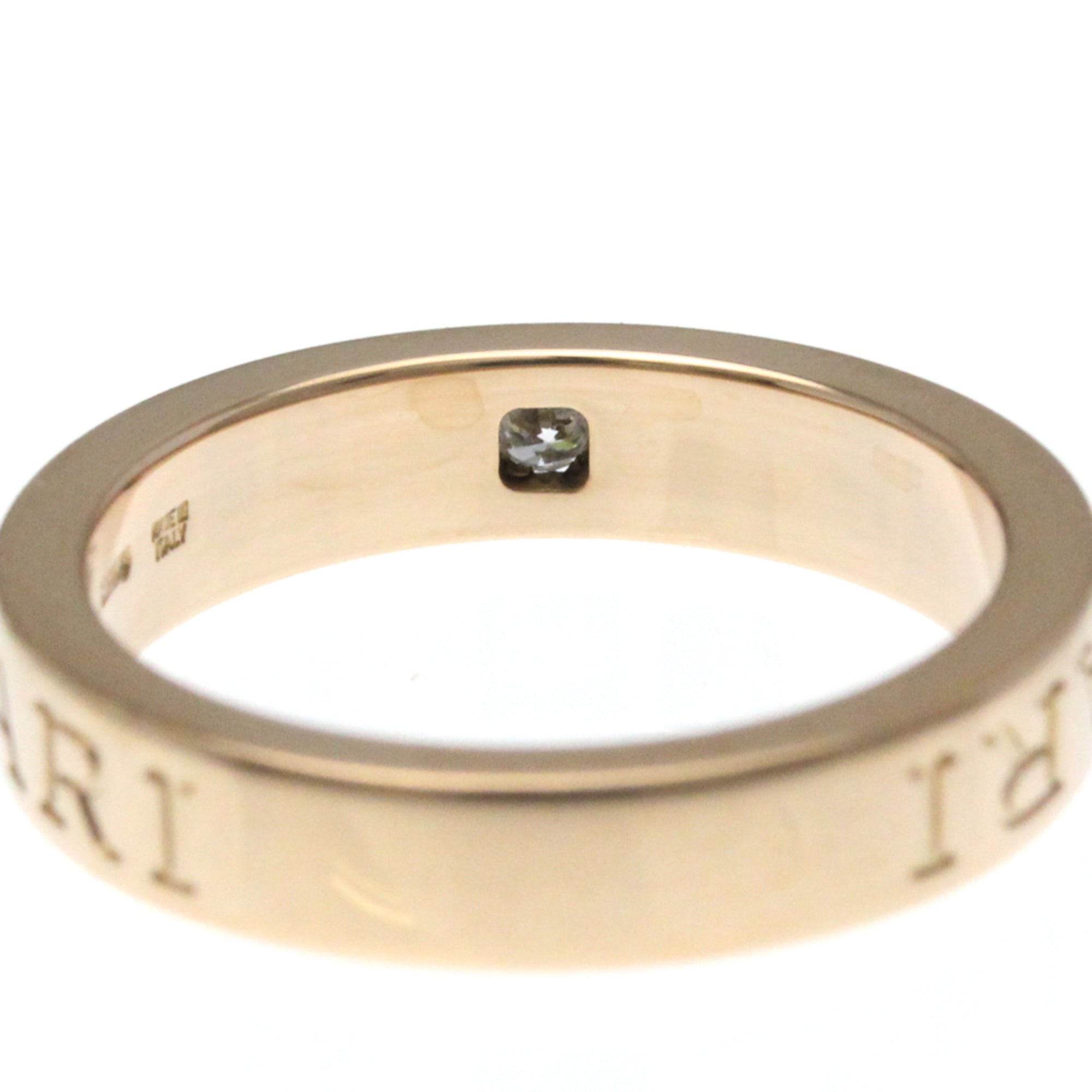 Double Band Ring 18K Rose Gold With Diamond