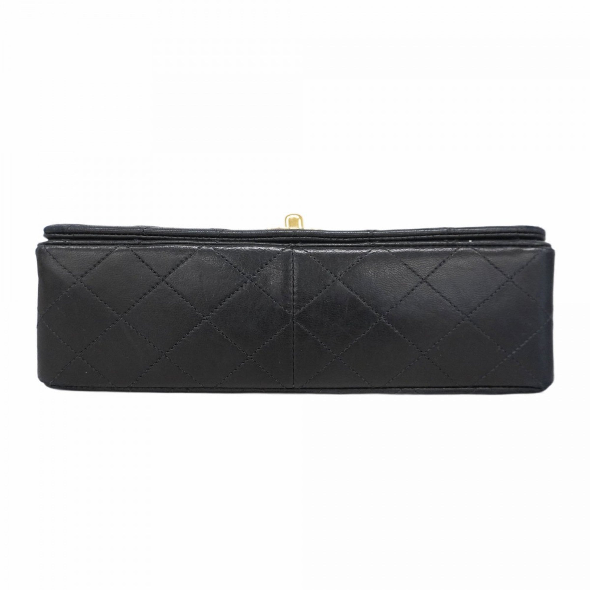 Vintage Full Flap Bag Quilted Lambskin Medium