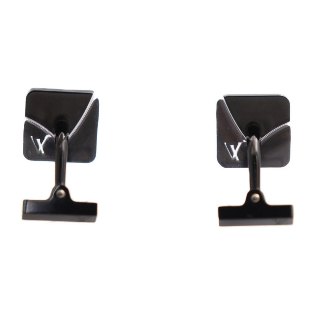 Bouton de Manchette Champs Elysees Cufflinks Metal Black Bracelet