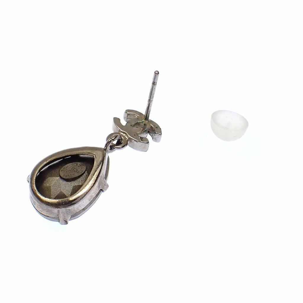 CC Logo Earrings Silver-Tone Metal Silver-Tone Metal