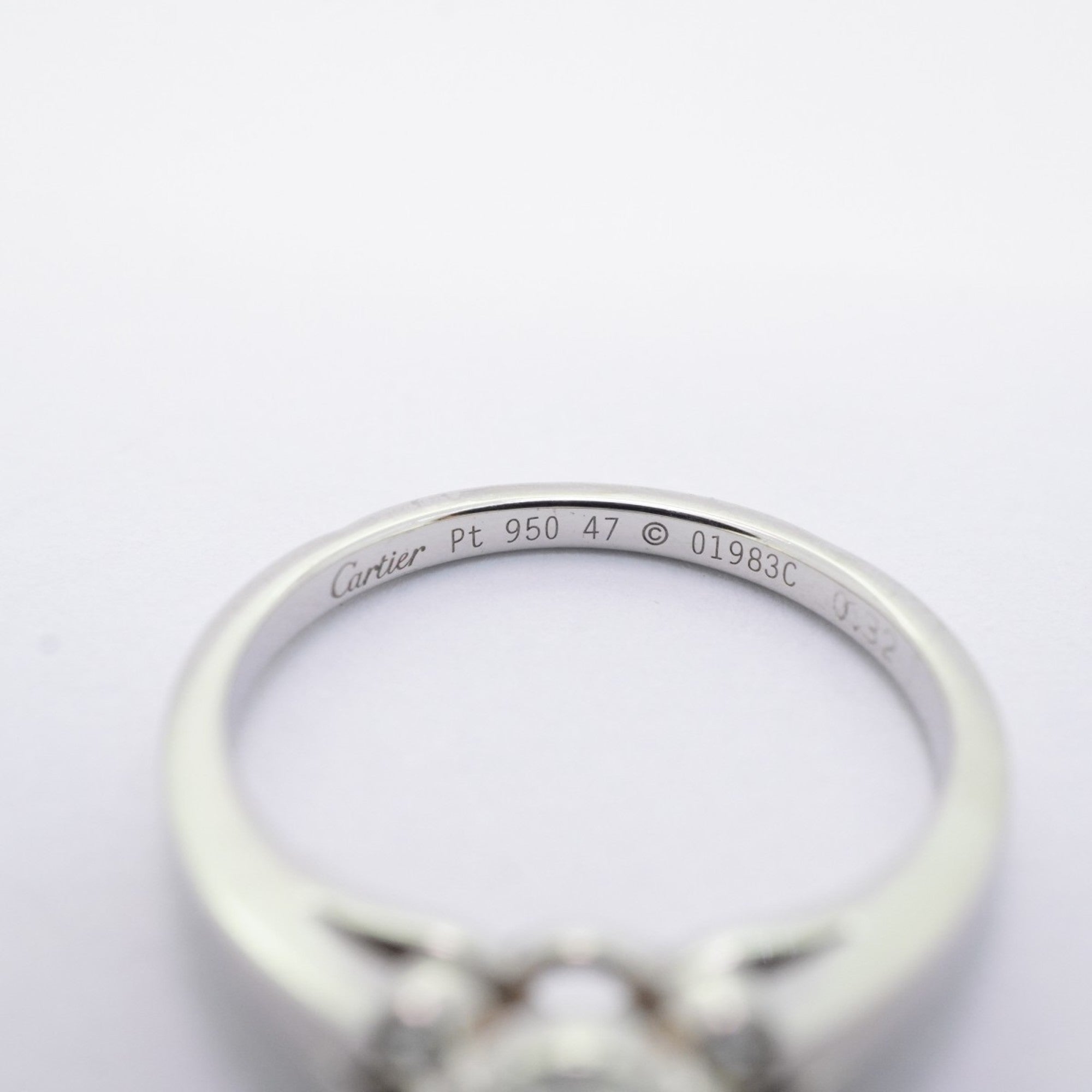 Ring Platinum with Diamond