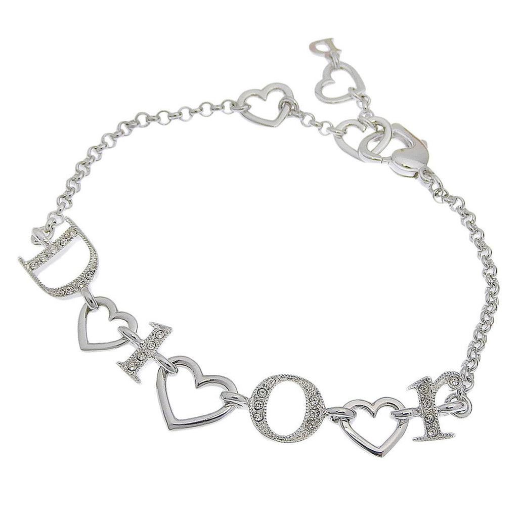 Bracelet Metal with Rhinestone Heart