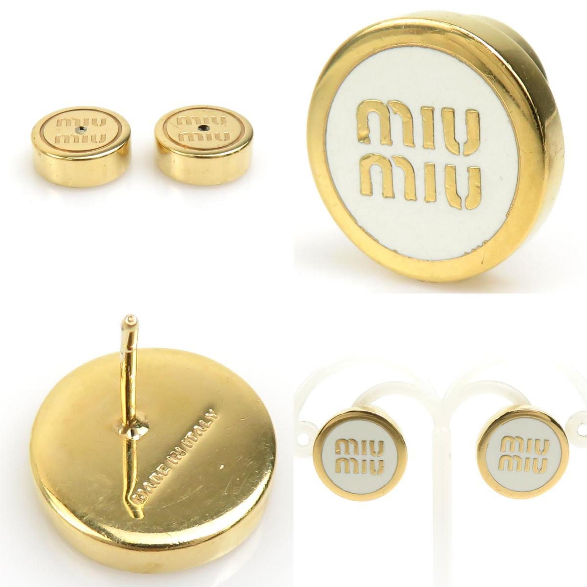 Earrings Gold-Tone Metal