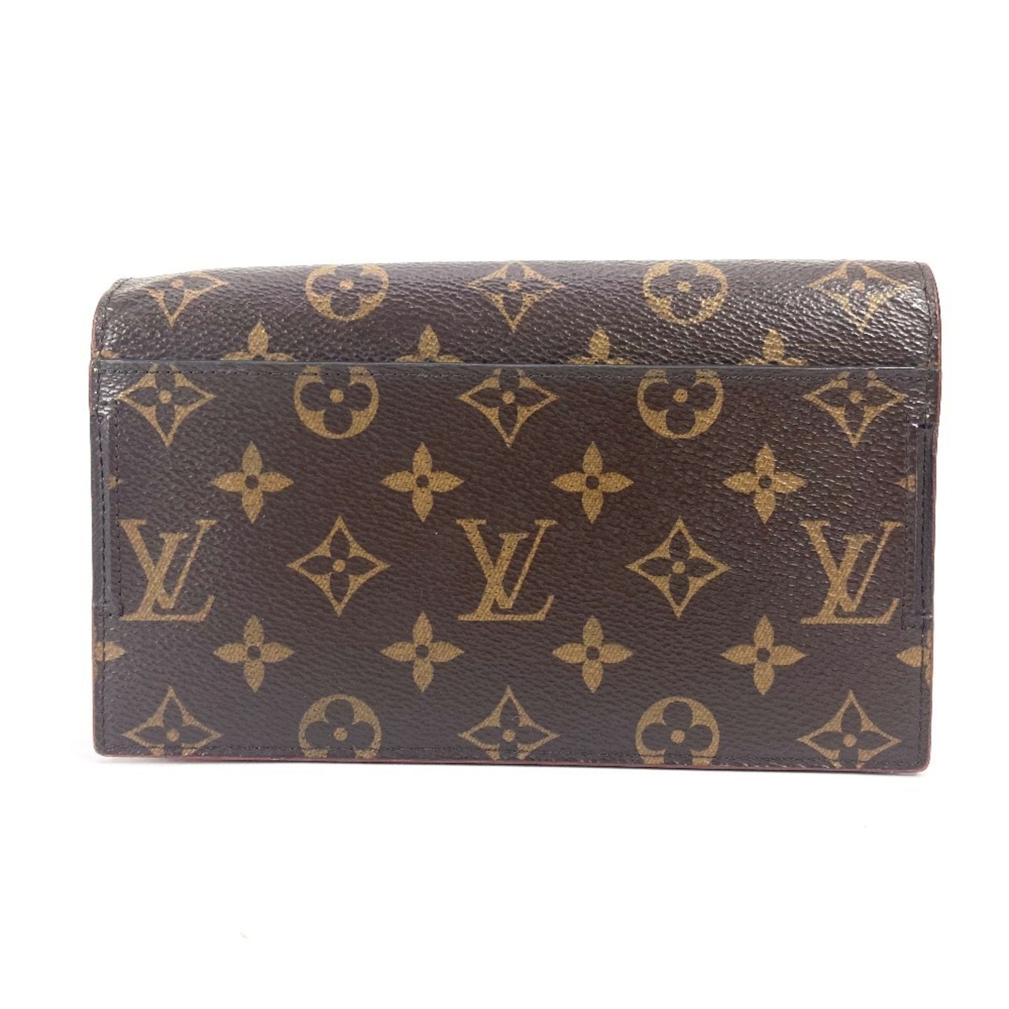 S Lock Belt Pouch Monogram Canvas