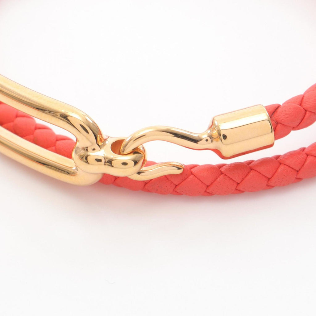 Le Ris De Bleu Tours Bracelet Gold and Leather