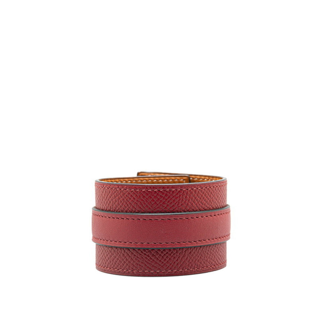 Bracelet Epsom Leather Red