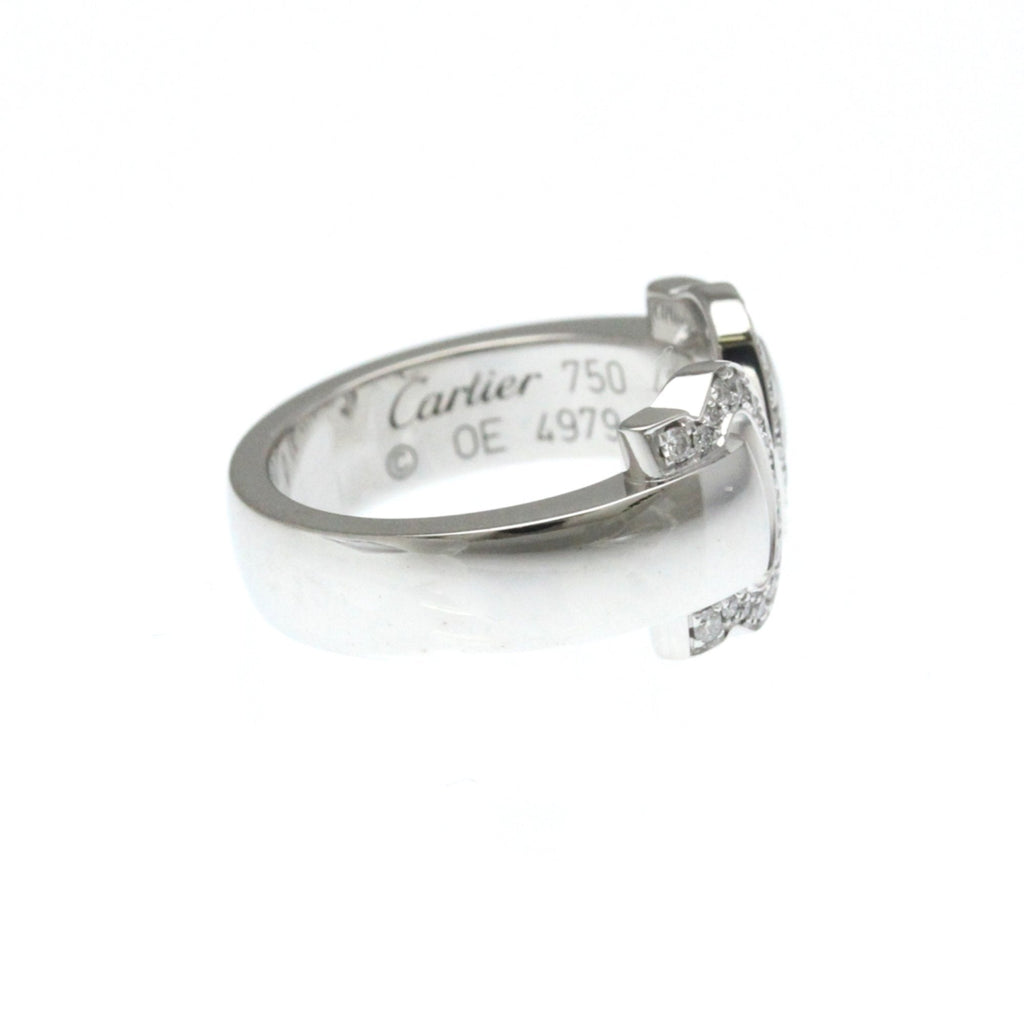 Band Ring 18K White Gold with Diamond