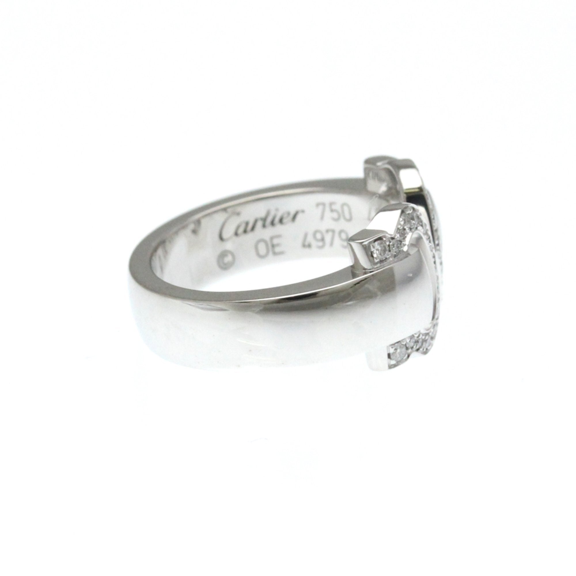 Band Ring 18K White Gold with Diamond