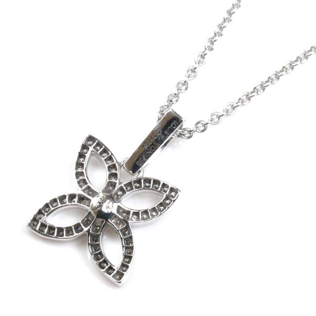 Pendant Necklace 18K White Gold with Diamond