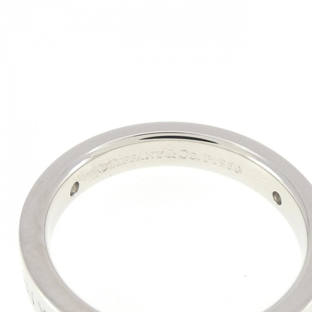 Band Ring Platinum with Diamond