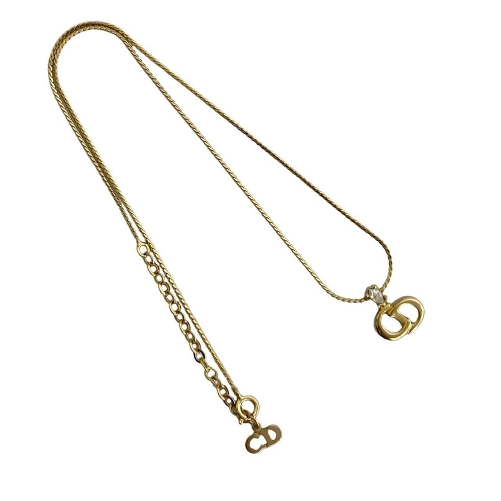 CD Pendant Necklace Gold