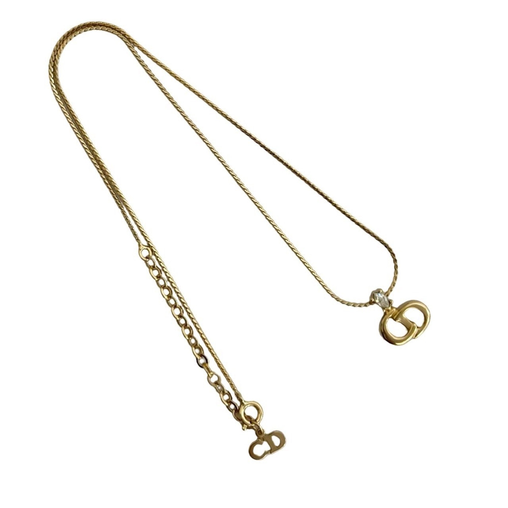CD Pendant Necklace Gold