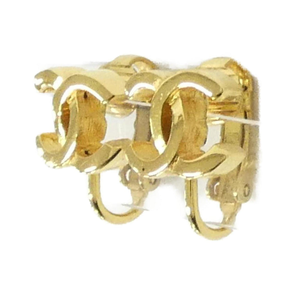 Clip-On Earrings Clip-On Gold-Tone Metal