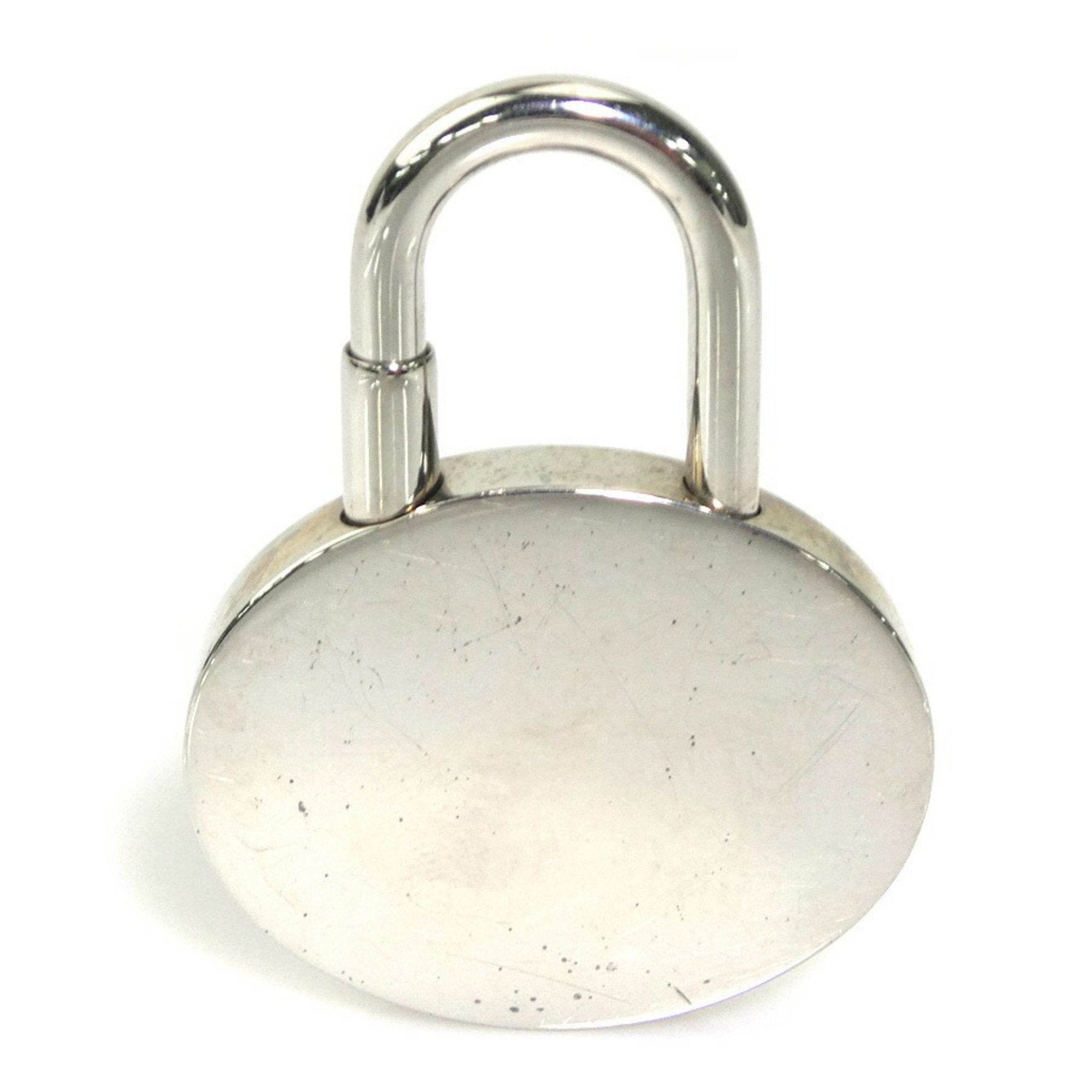 Padlock Charm Metal Silver Handbag Charm