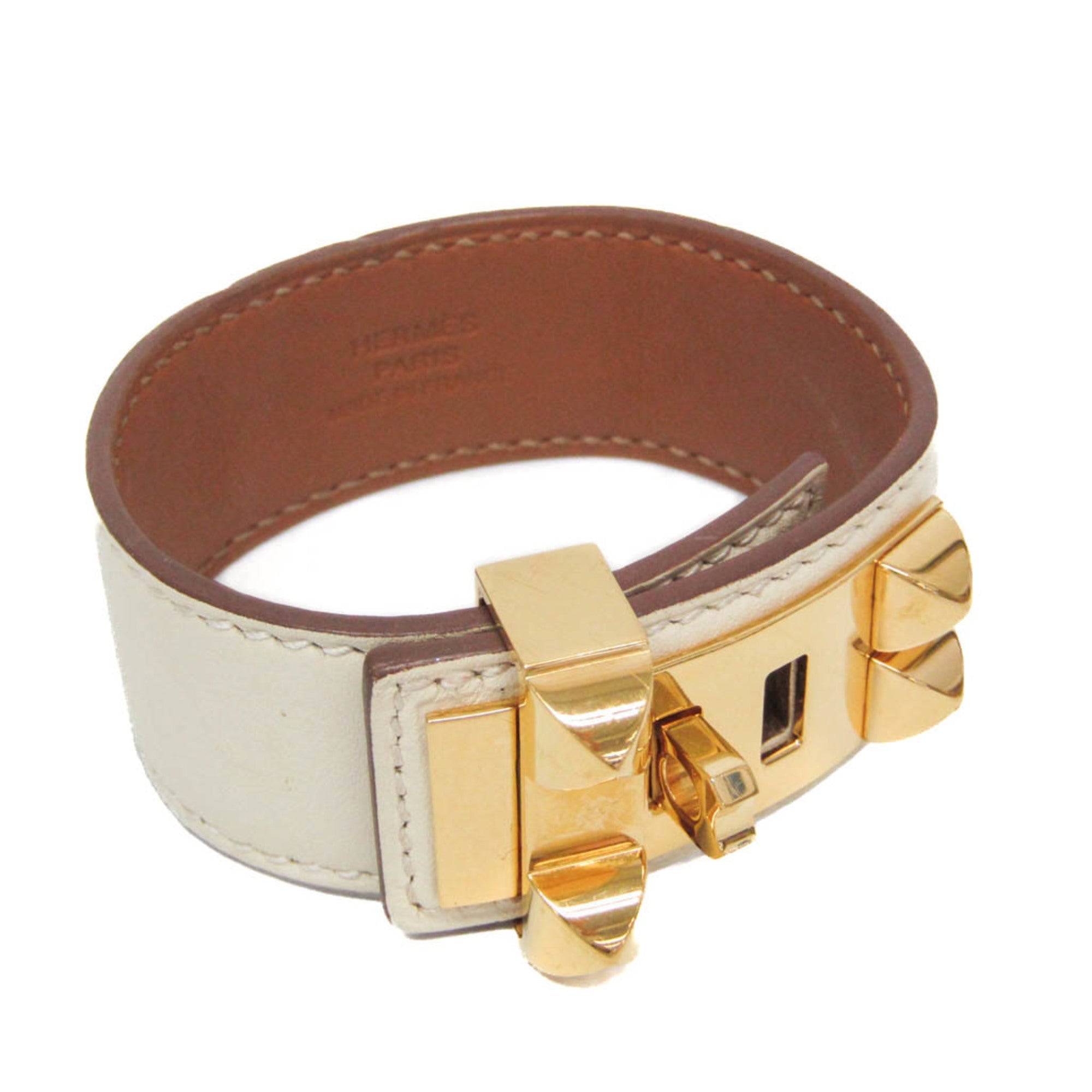 Collier de Chien Bracelet Leather and Metal