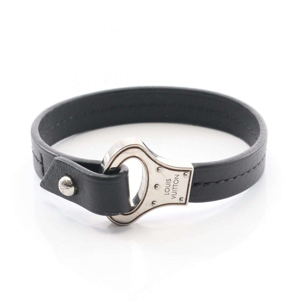 Charm Bracelet Leather and Stainless Steel
