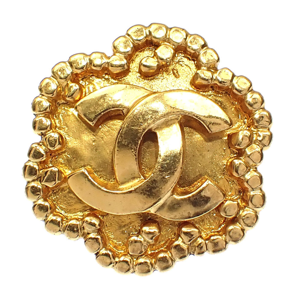 CC Logo Clip-On Earrings Metal
