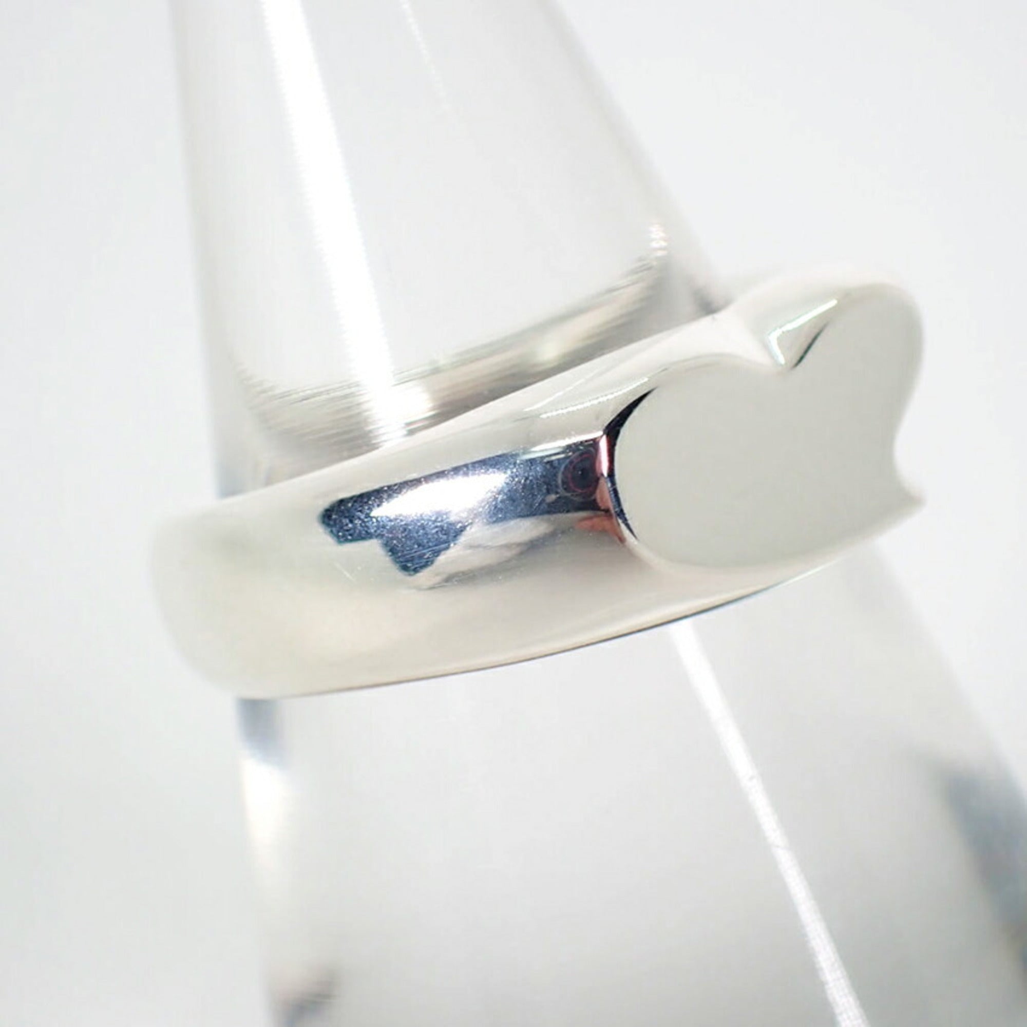 Signet Heart Ring Sterling Silver