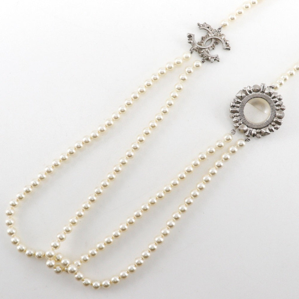 CC Logo Pendant Necklace Metal