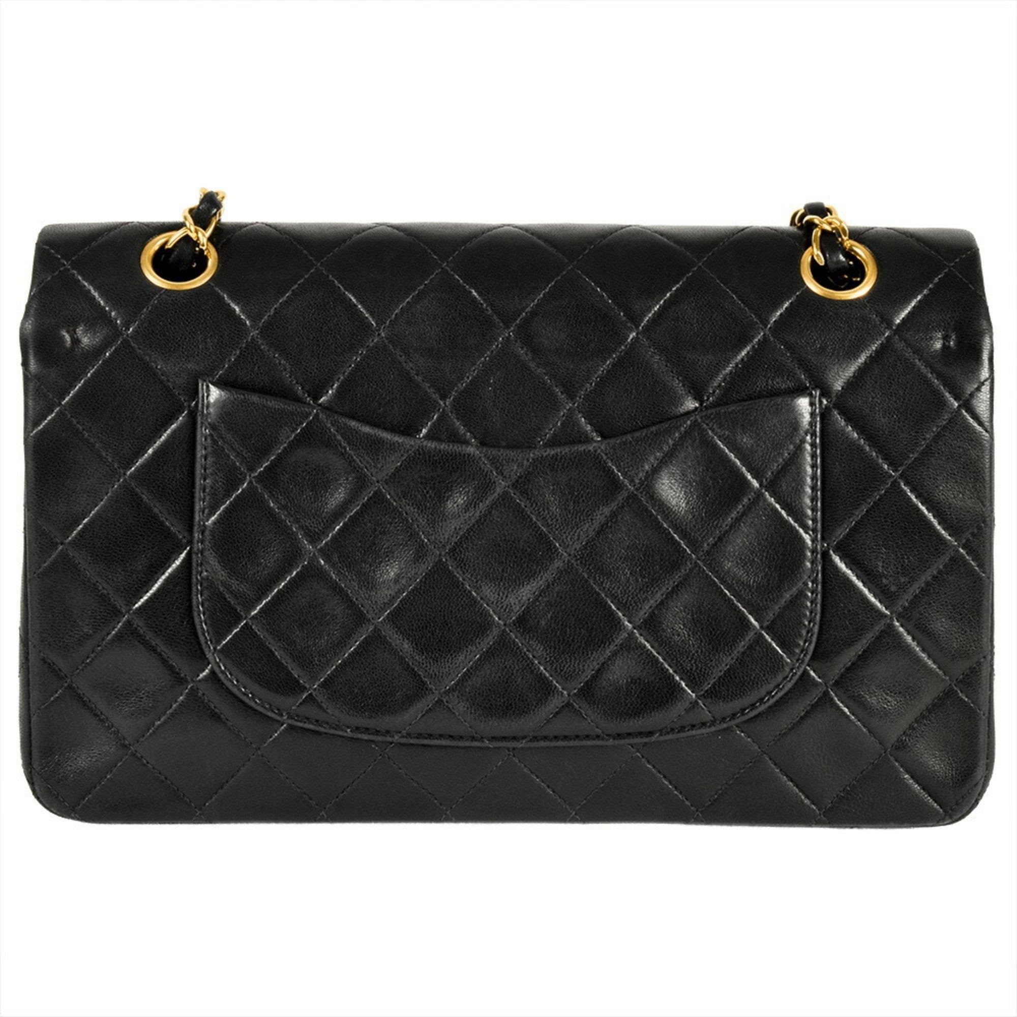 Vintage Classic Double Flap Bag Quilted Lambskin Medium