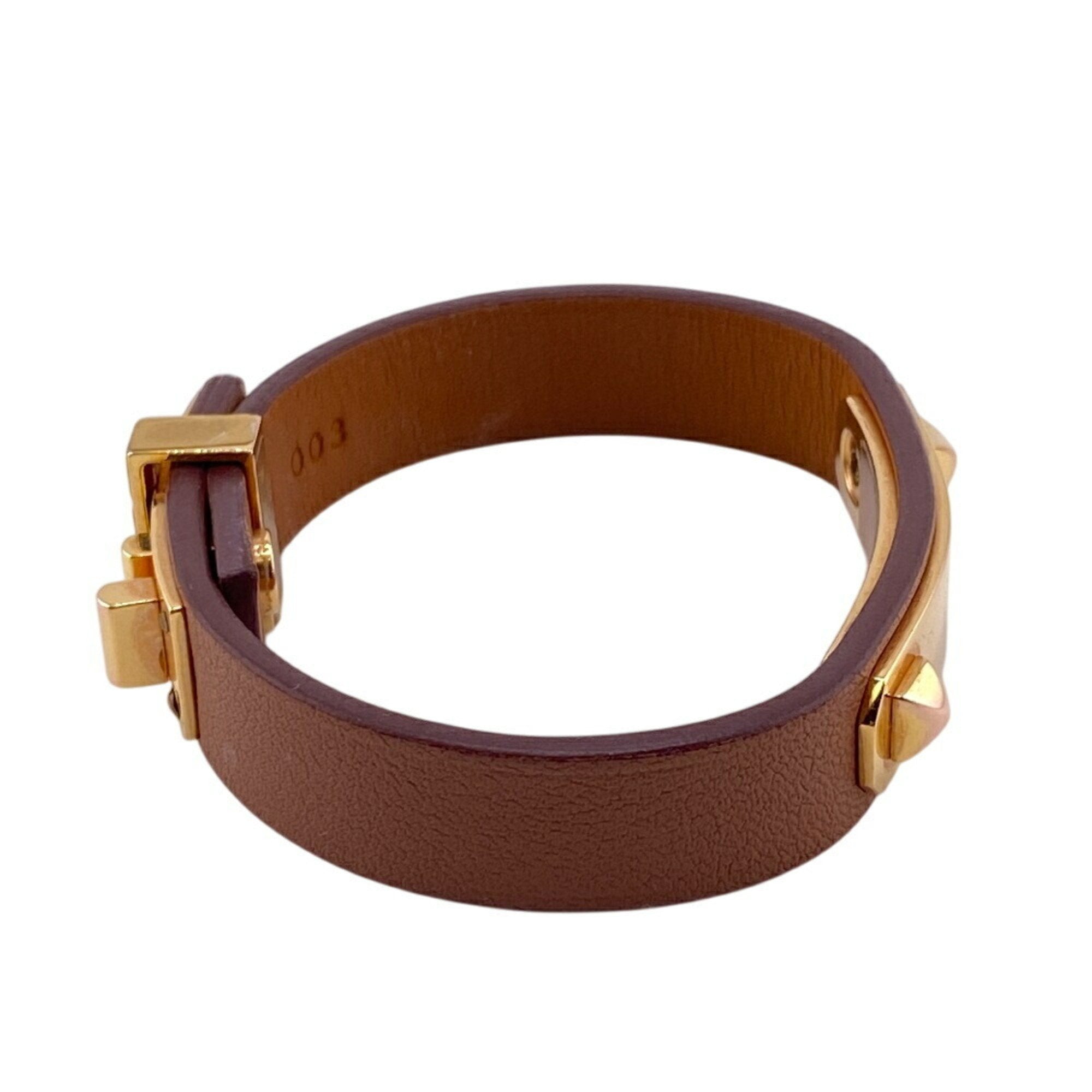 Asdukur Bracelet Leather Brown and Gold