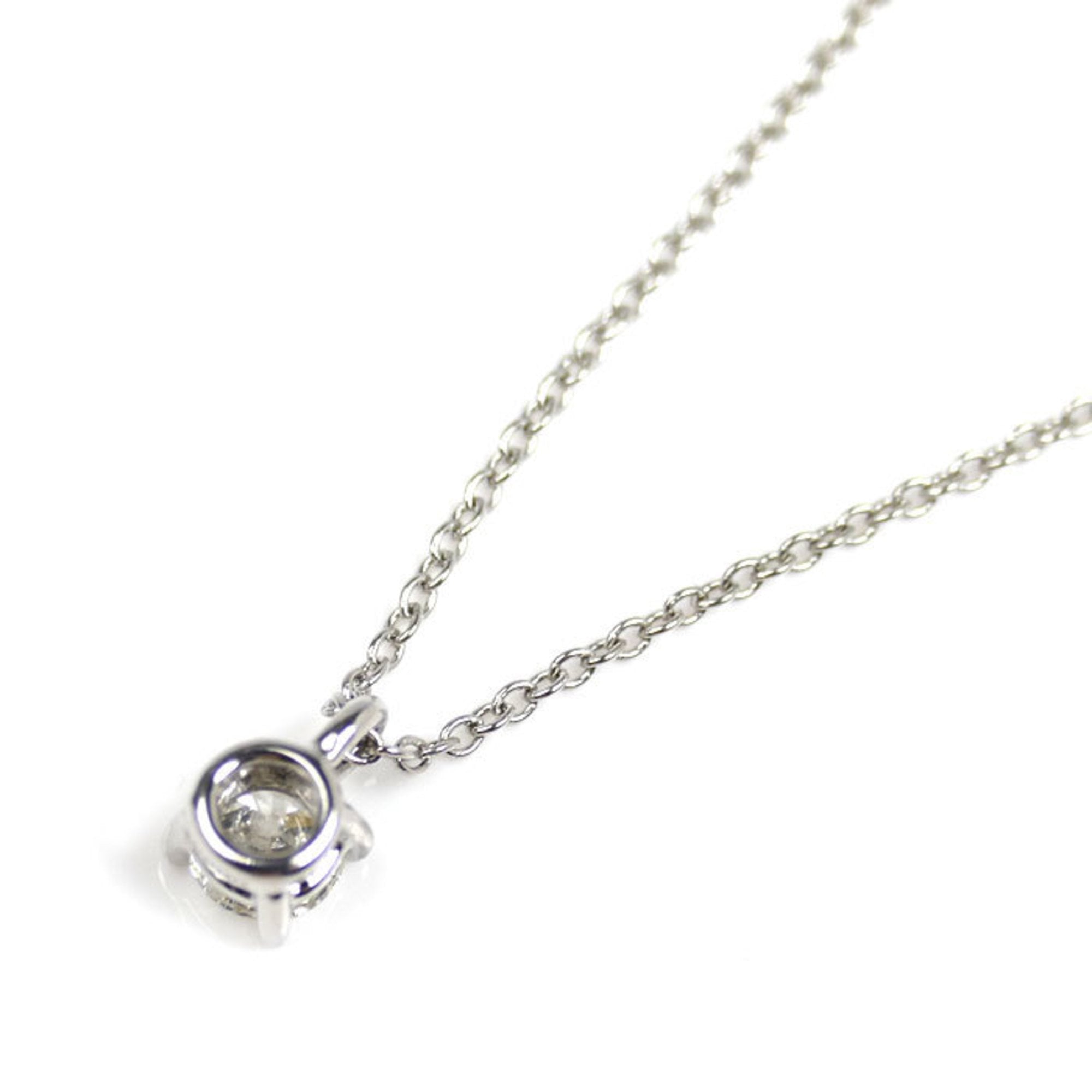 Pendant Necklace Platinum with Diamond