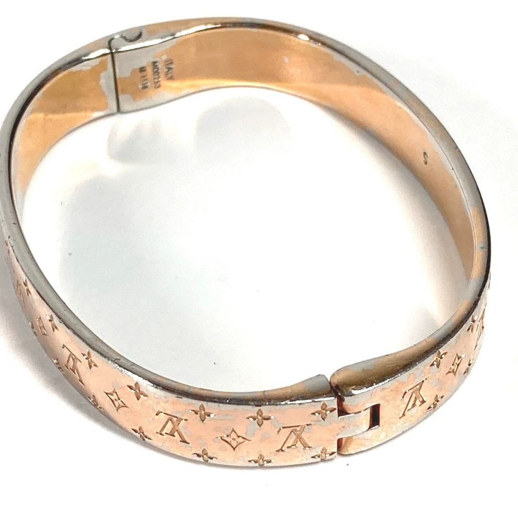 Monogram Bangle Metal and Monogram Pink Bracelet