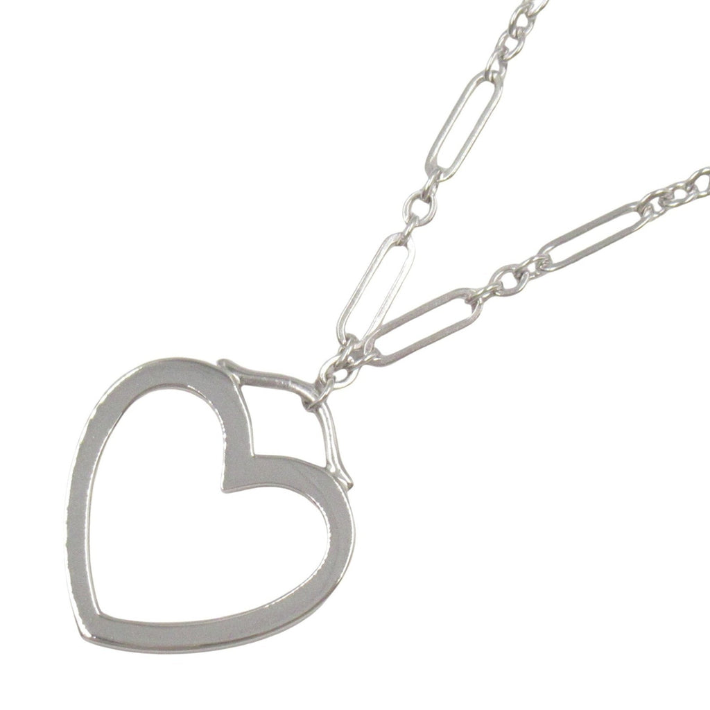 Sentimental Pendant Necklace 18K White Gold Large