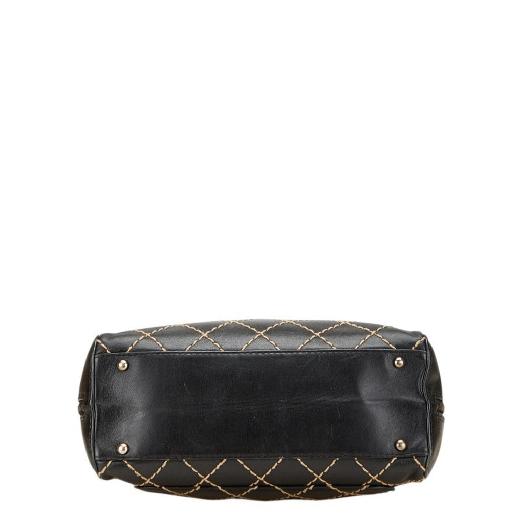 Surpique Boston Bag Quilted Leather Large