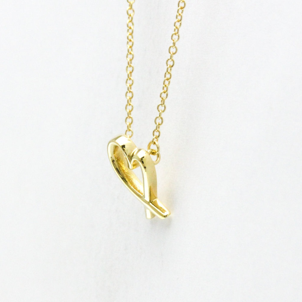 Loving Heart Pendant Necklace 18K Yellow Gold