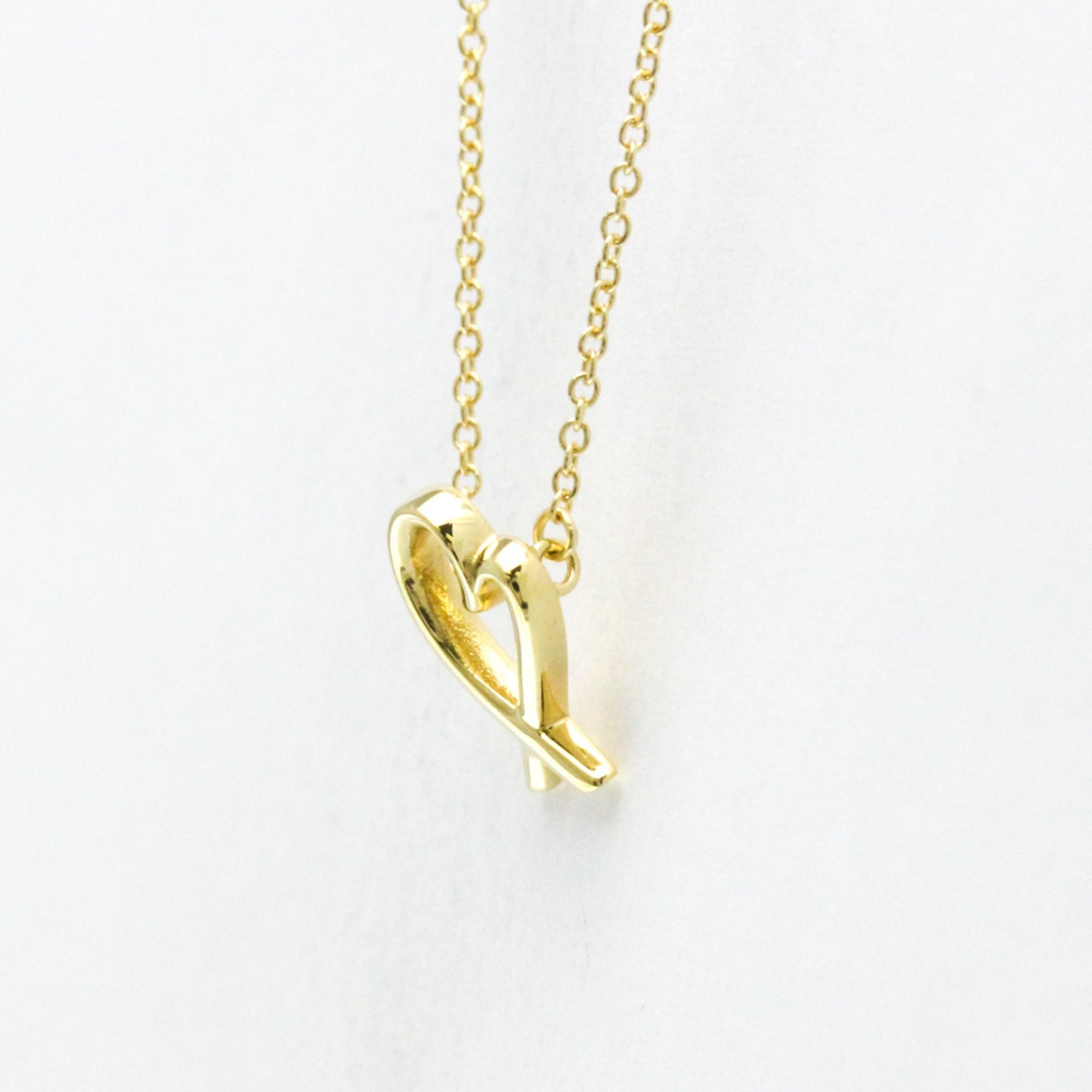 Loving Heart Pendant Necklace 18K Yellow Gold