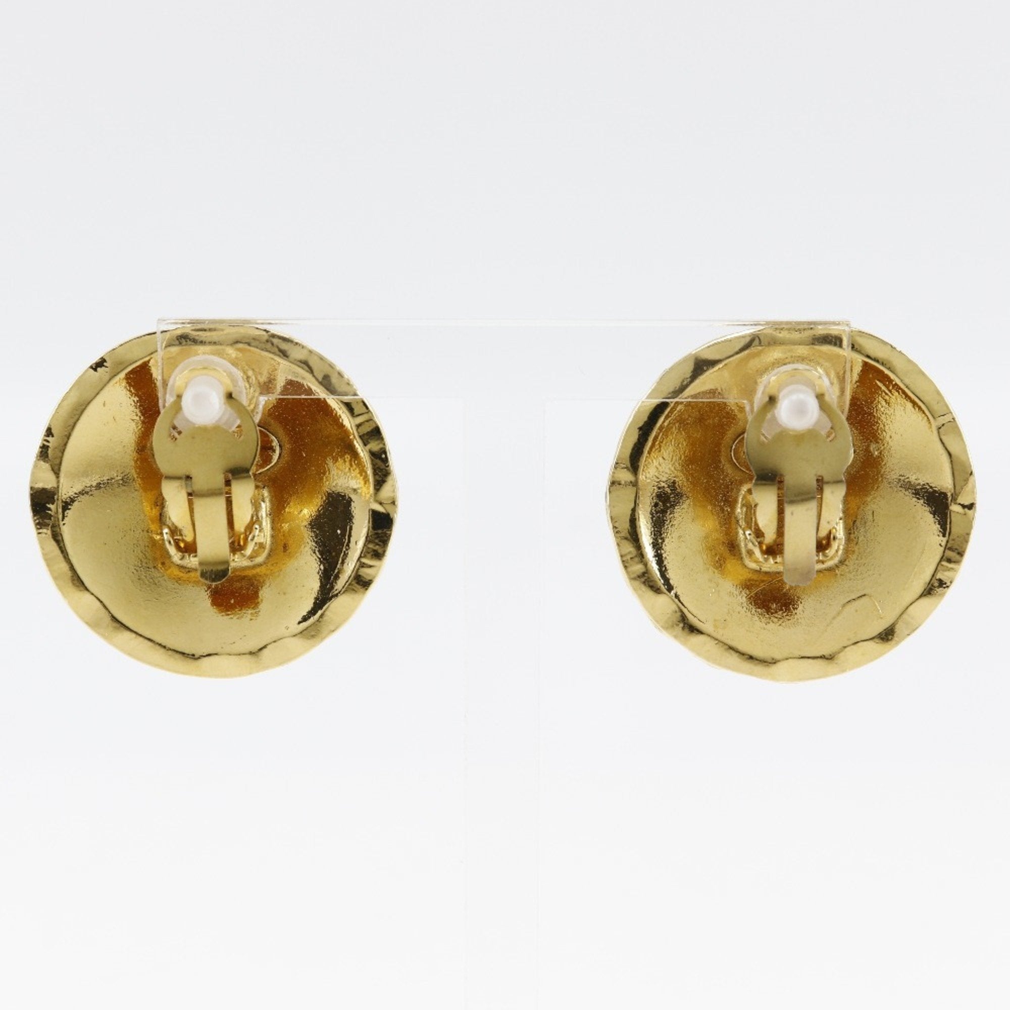 CC Logo Clip-On Earrings Metal