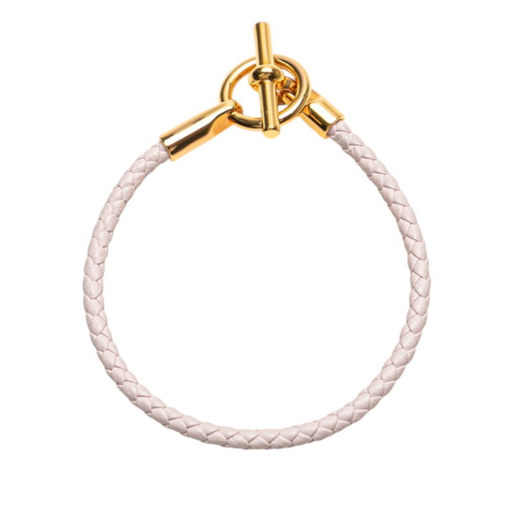 Bracelet Leather Pink Gold