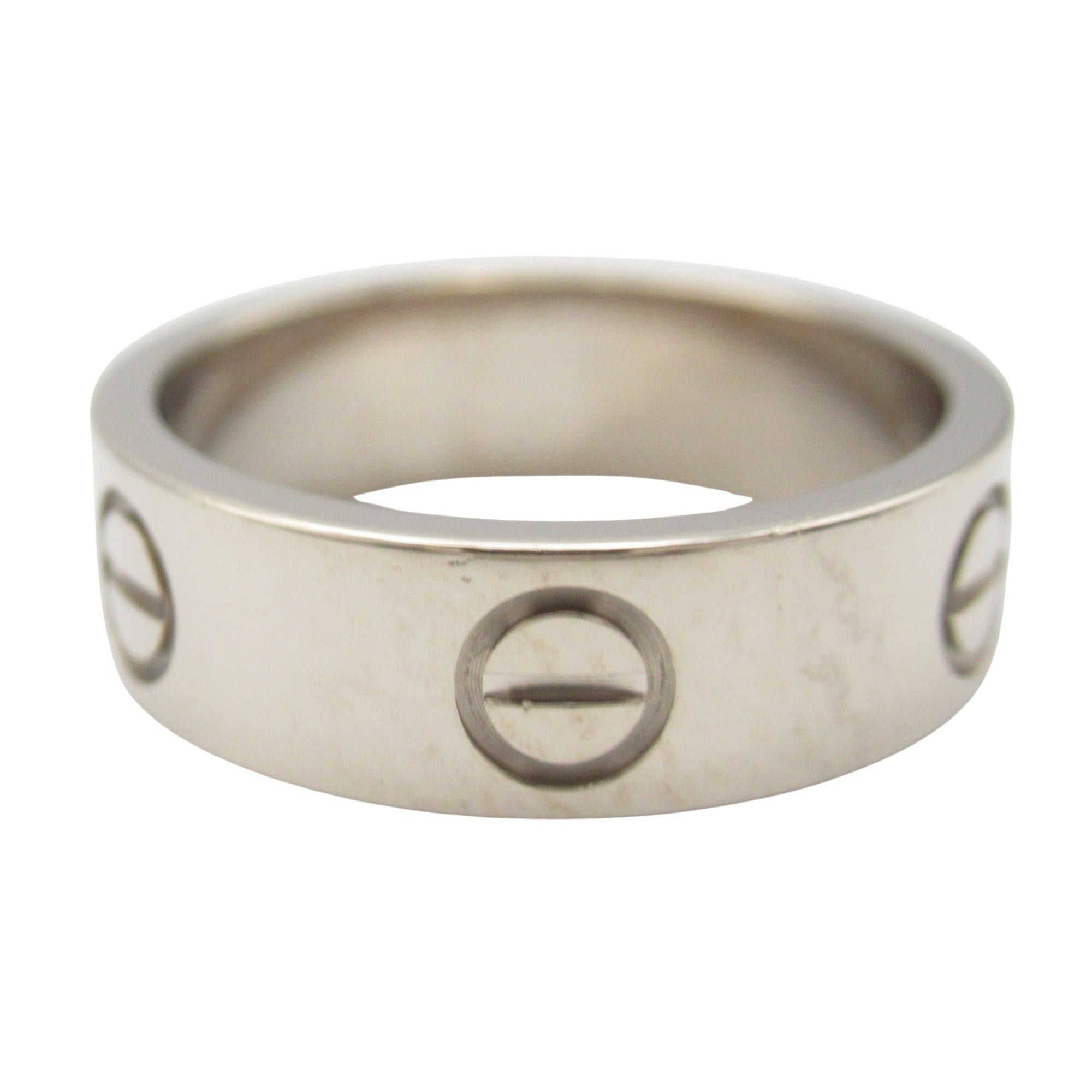 Love Ring 18K White Gold