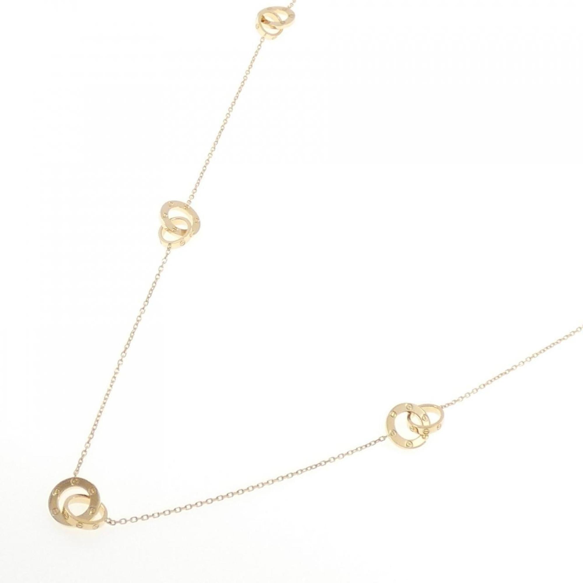 Love Pendant Necklace 18K Yellow Gold