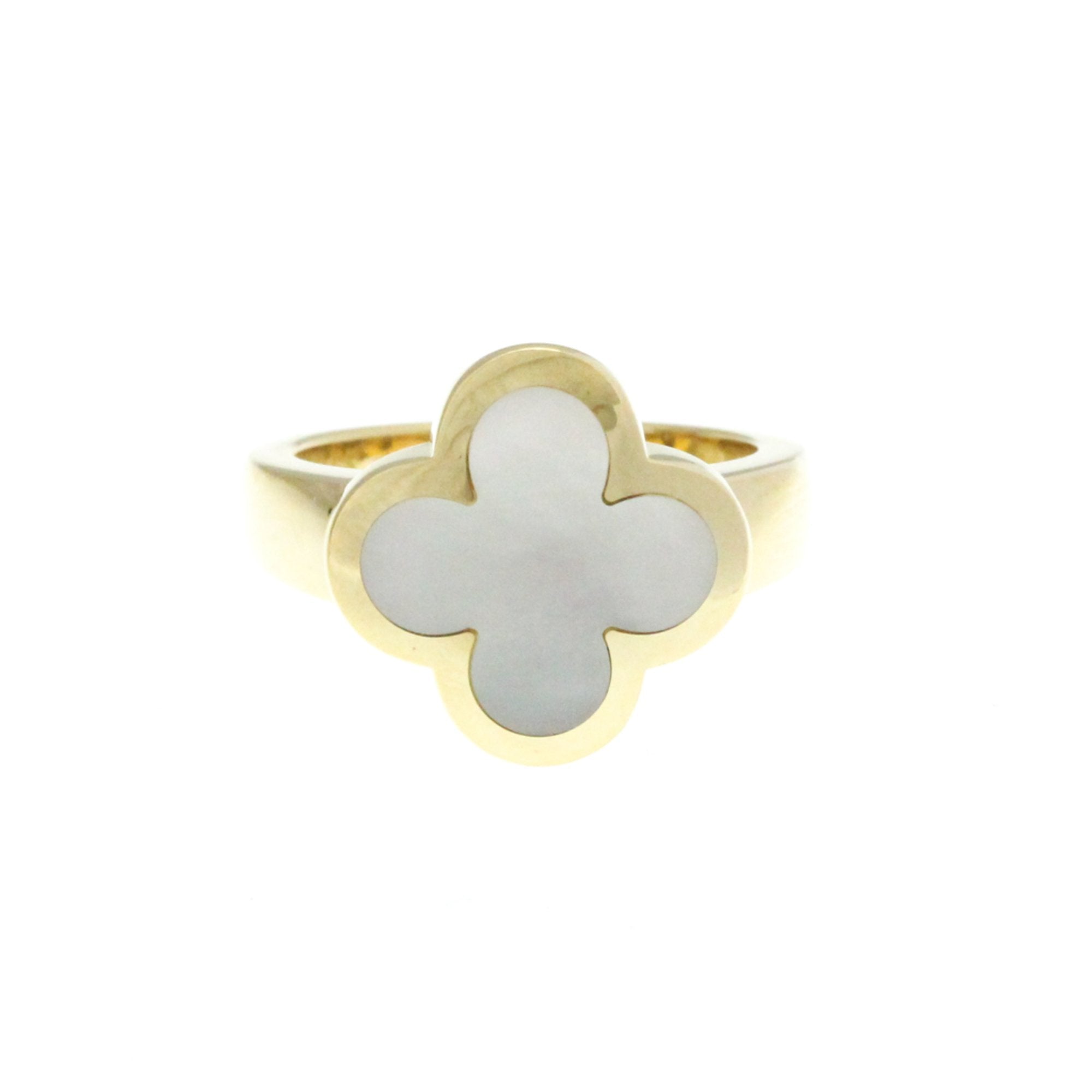 Alhambra Ring 18K Yellow Gold and Mother of Pearl