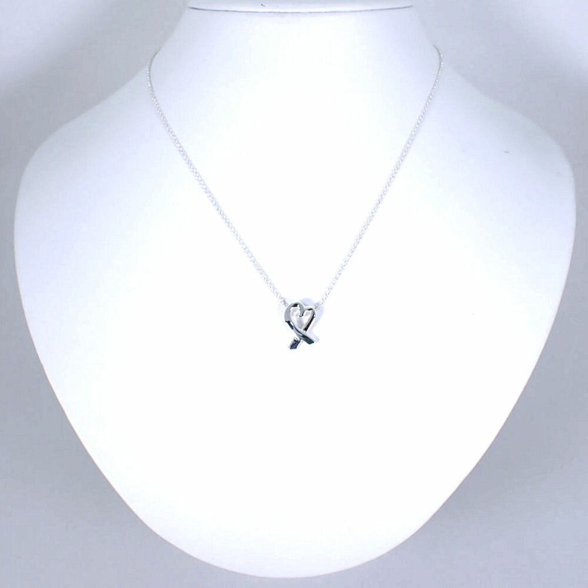 Loving Heart Pendant Necklace Sterling Silver
