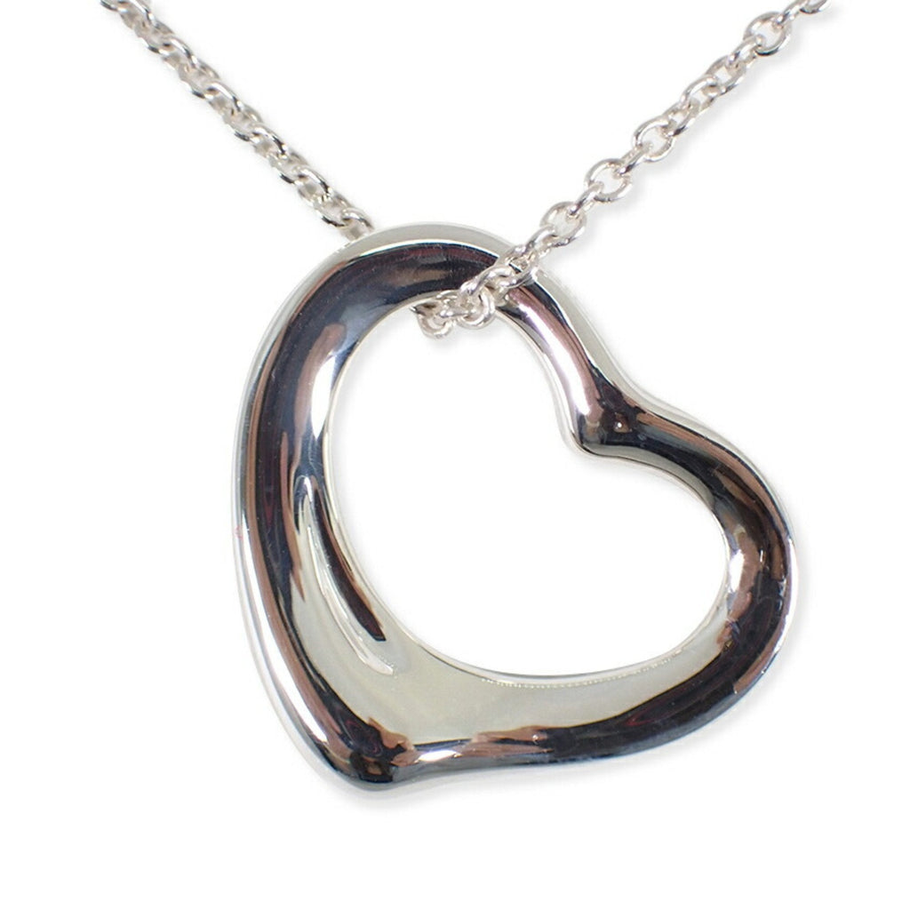 Heart Pendant Necklace Sterling Silver