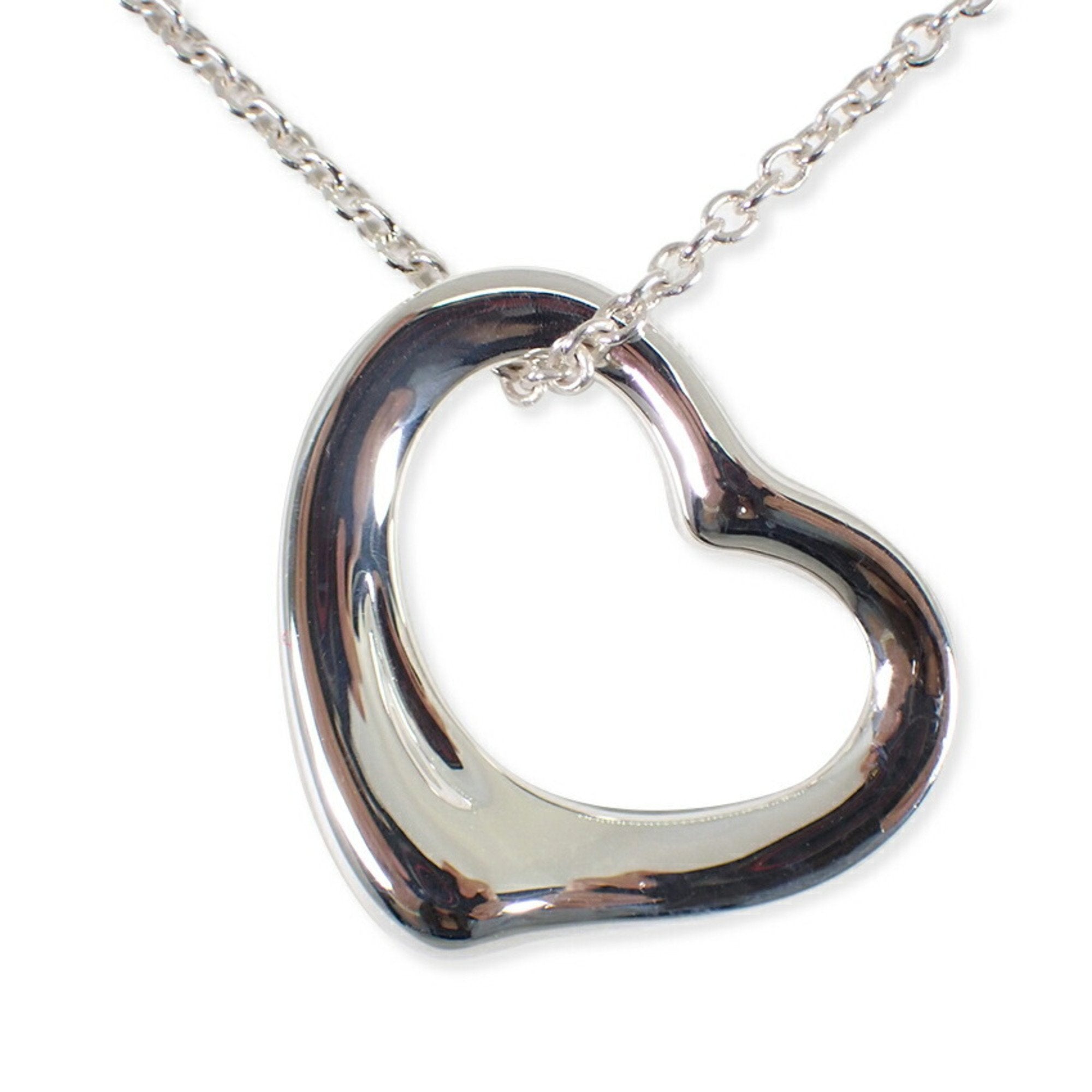 Heart Pendant Necklace Sterling Silver