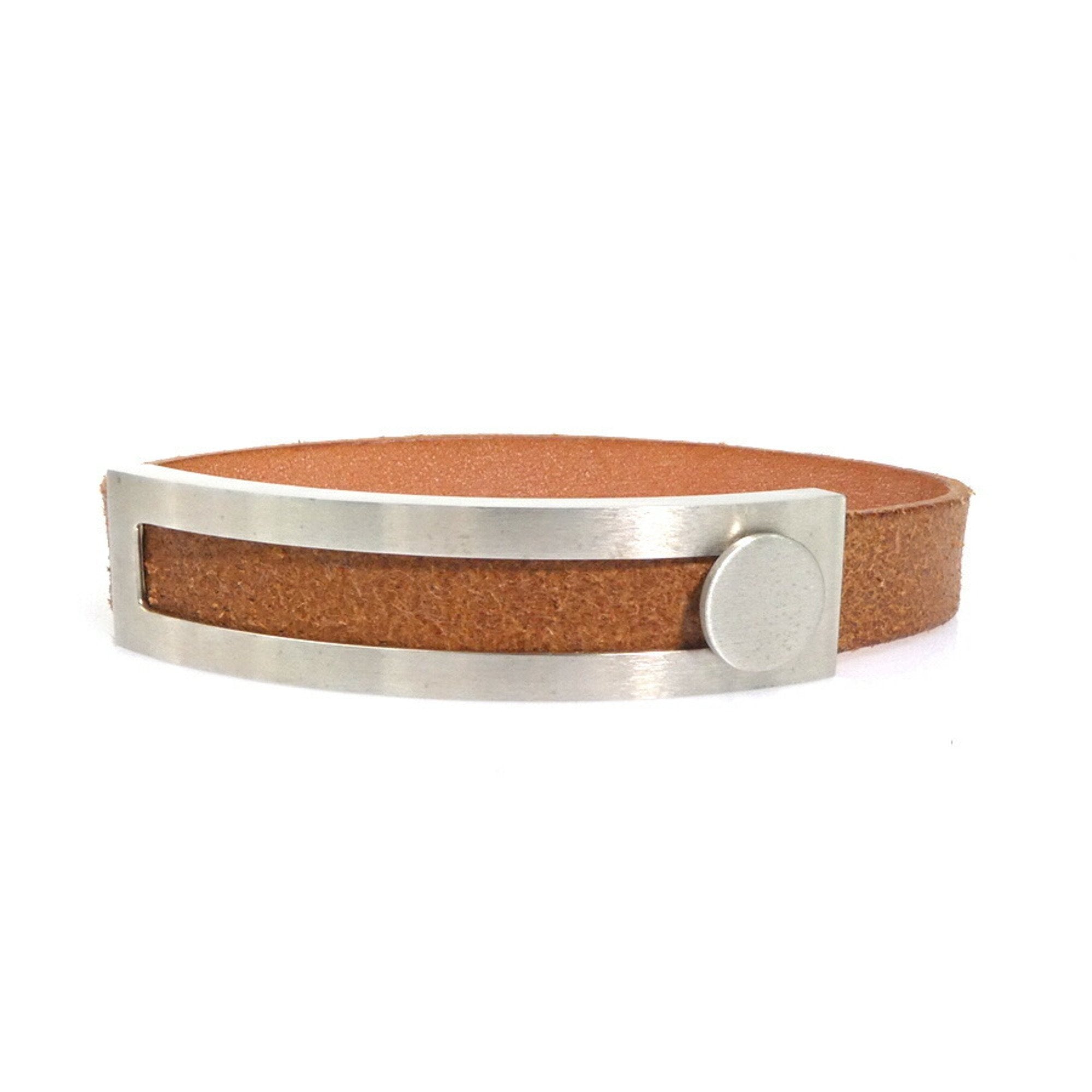 Bracelet Leather and Metal