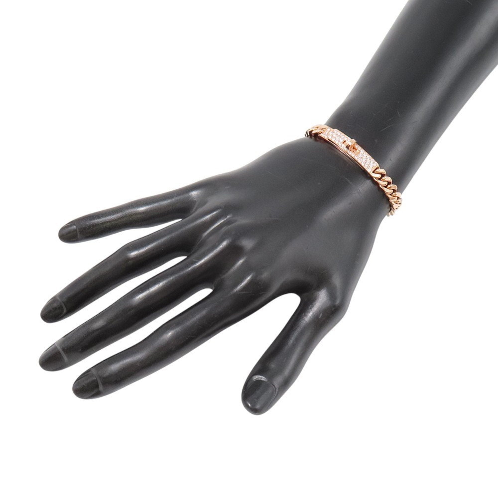 Kelly Gourmette Bracelet 18K Rose Gold