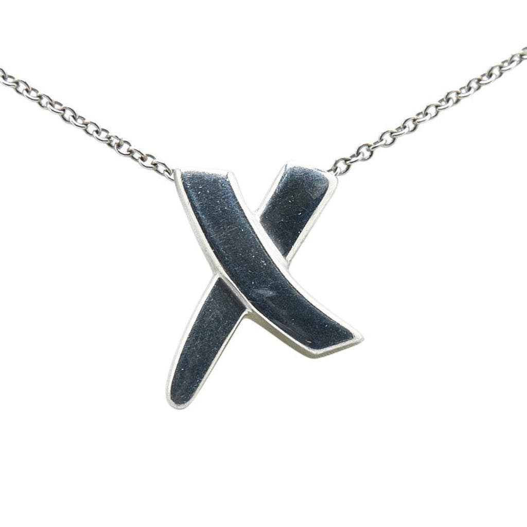 Kiss Pendant Necklace Sterling Silver