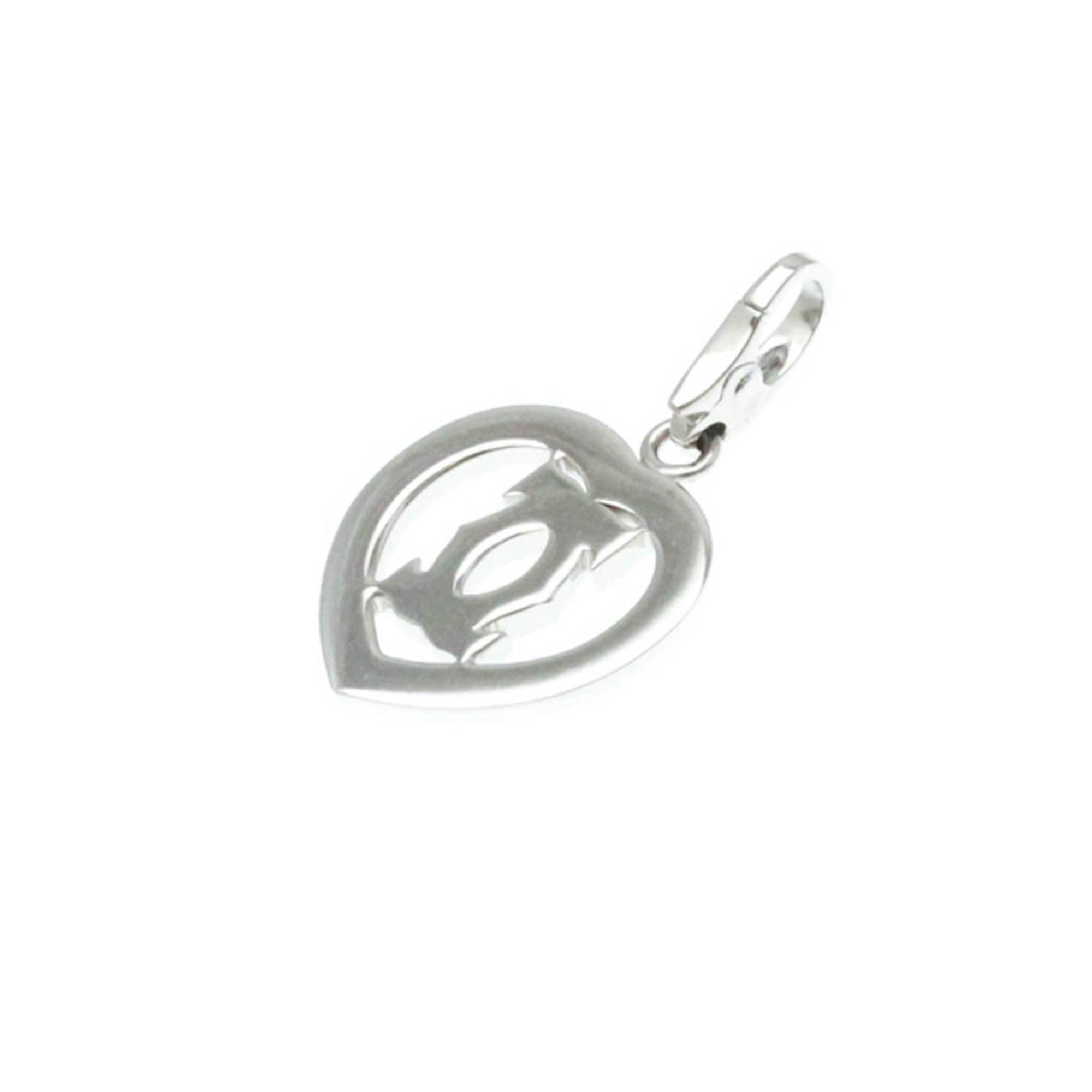 C de Cartier Necklace Sterling Silver and 18K White Gold
