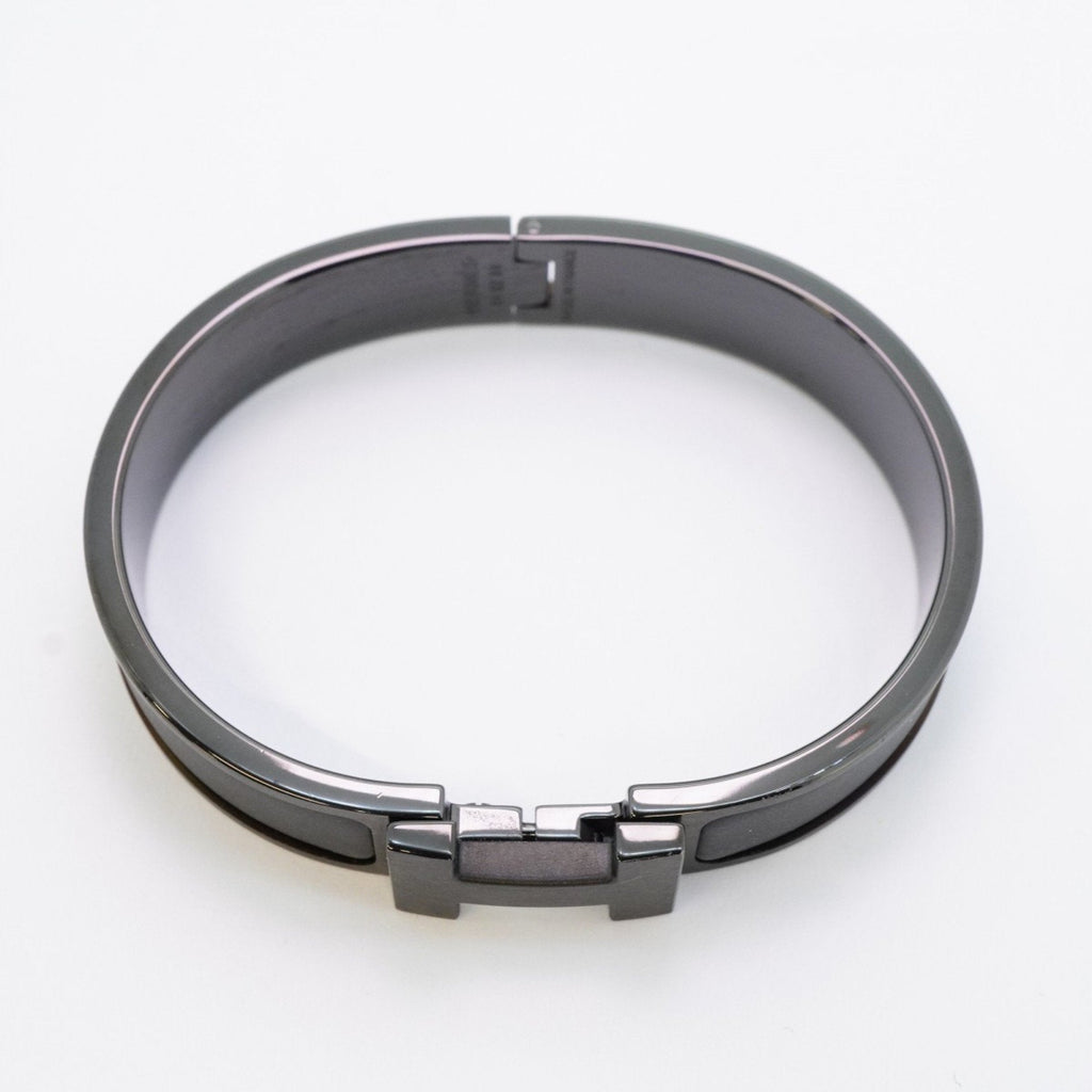 Click-Clack Bangle Metal Black Bracelet