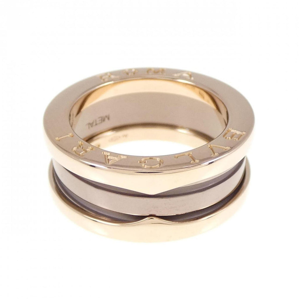 B.Zero1 Two Band Ring 18K Rose Gold and Ceramic